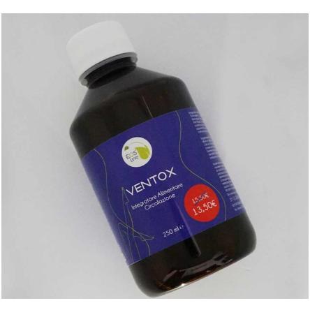 Integratore Ventox Favorisce il Drenaggio dei Liquidi e la Circolazione da 250 ml