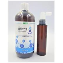 Vitamina A GROSSO Colloidale 450 ppm 500 ml+dosatore spray 100 ml
