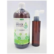 Vitamina D GROSSO Colloidale 500 ppm 500 ml+dosatore spray 100 ml